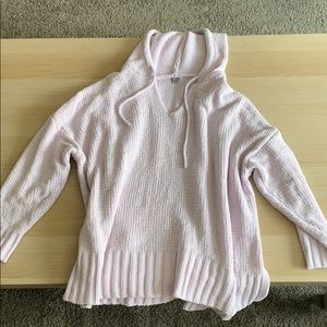 Aerie Lavender oversided chenille sweater